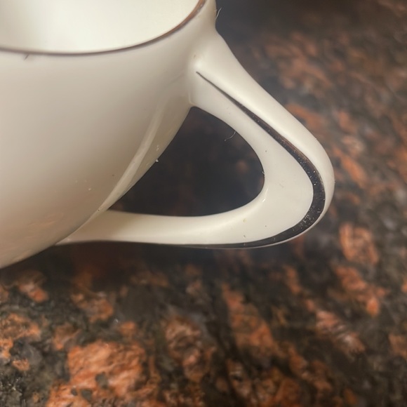 Sango Fine China ~ Silver Snow ~ Sugar Bowl & Creamer Set ~ Vintage 1970-79 - Picture 12 of 16